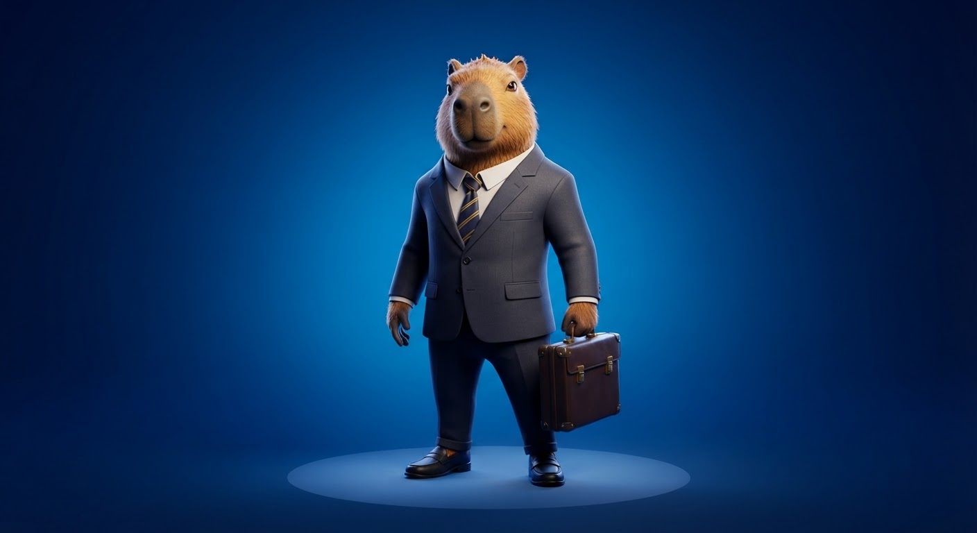 Business Capy Calm Capy marketplace style