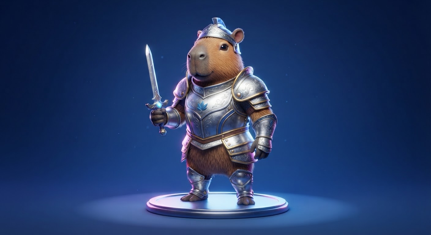 Knight Capy Calm Capy marketplace style