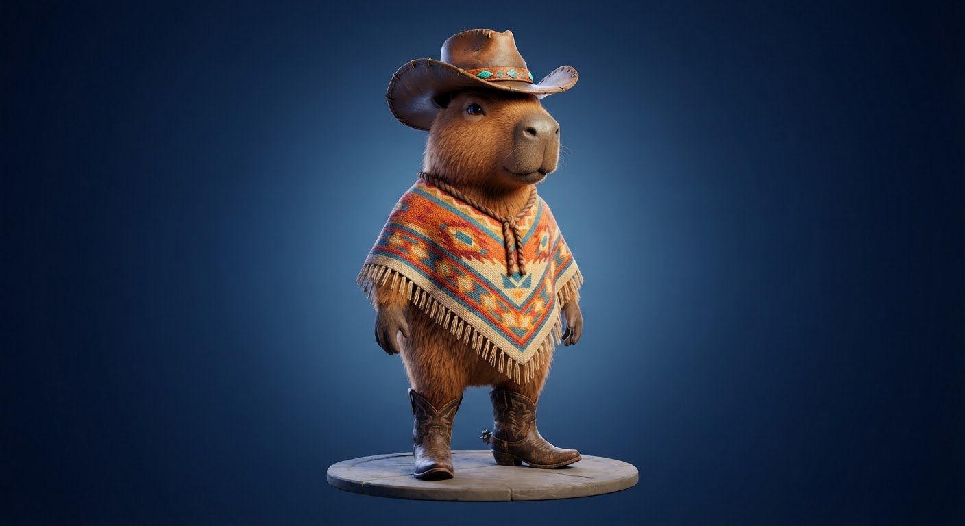Cowboy Capy Calm Capy marketplace style
