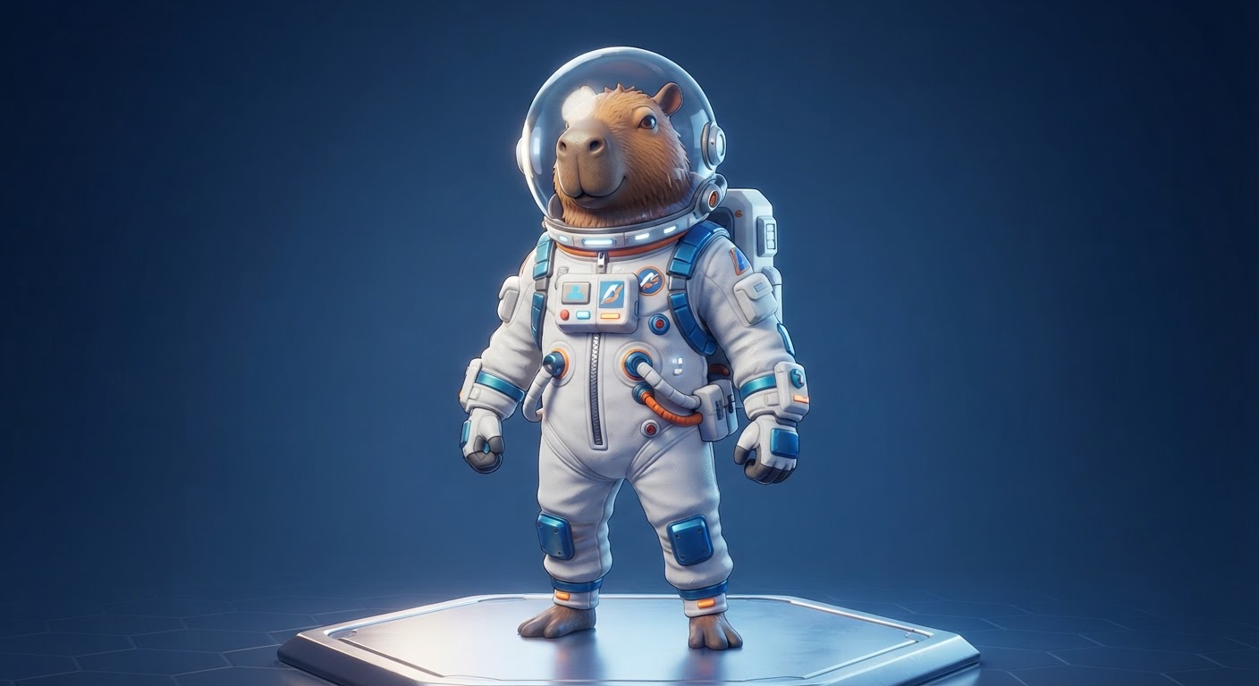 Space Capy Calm Capy marketplace style